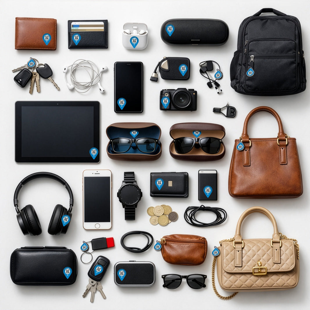 So schützen Sie Ihre Wertsachen auf Reisen mit QR Code Anhängern